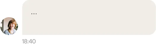 message d'une personne