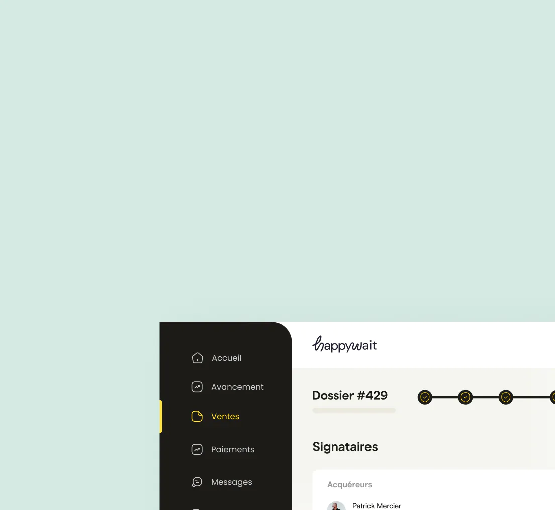 une capture d'écran d'un tableau de bord d'un outil en ligne